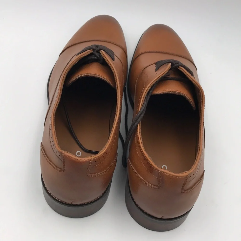NWOB Aldo Leather Lace Up Toe Cap Oxford